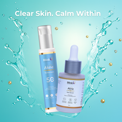 Akne Sunscreen & Face serum