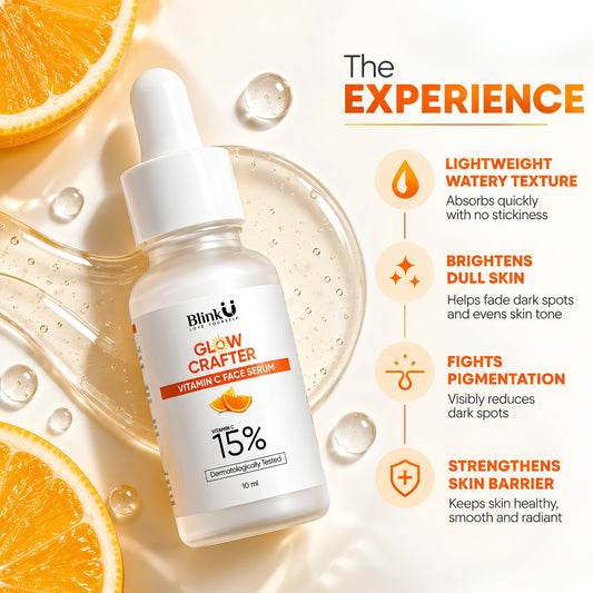 15% Vitamin C Face Serum with Ethyl Ascorbic Acid & Ferulic Acid – 10ml
