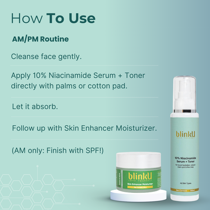 Skincare products displayed for glow hydration and daily skin care