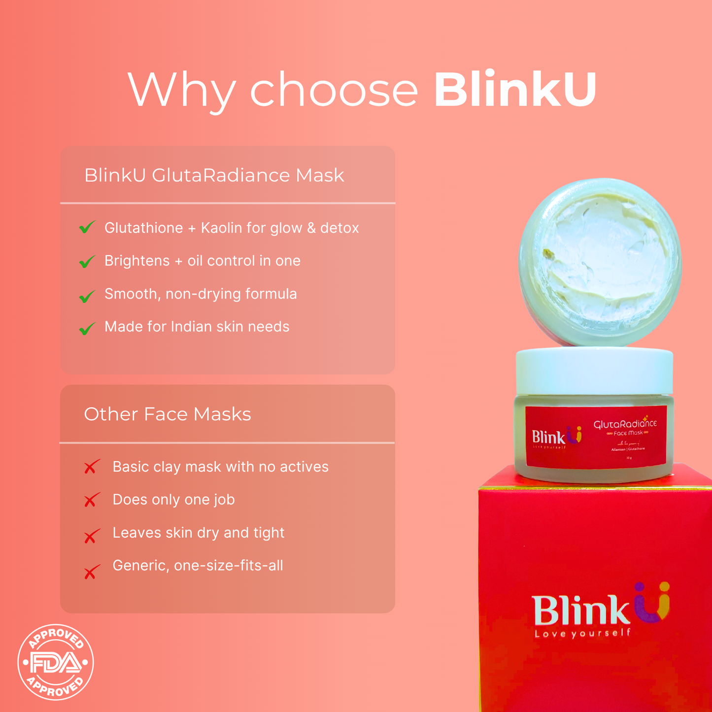 Blinku skincare product information