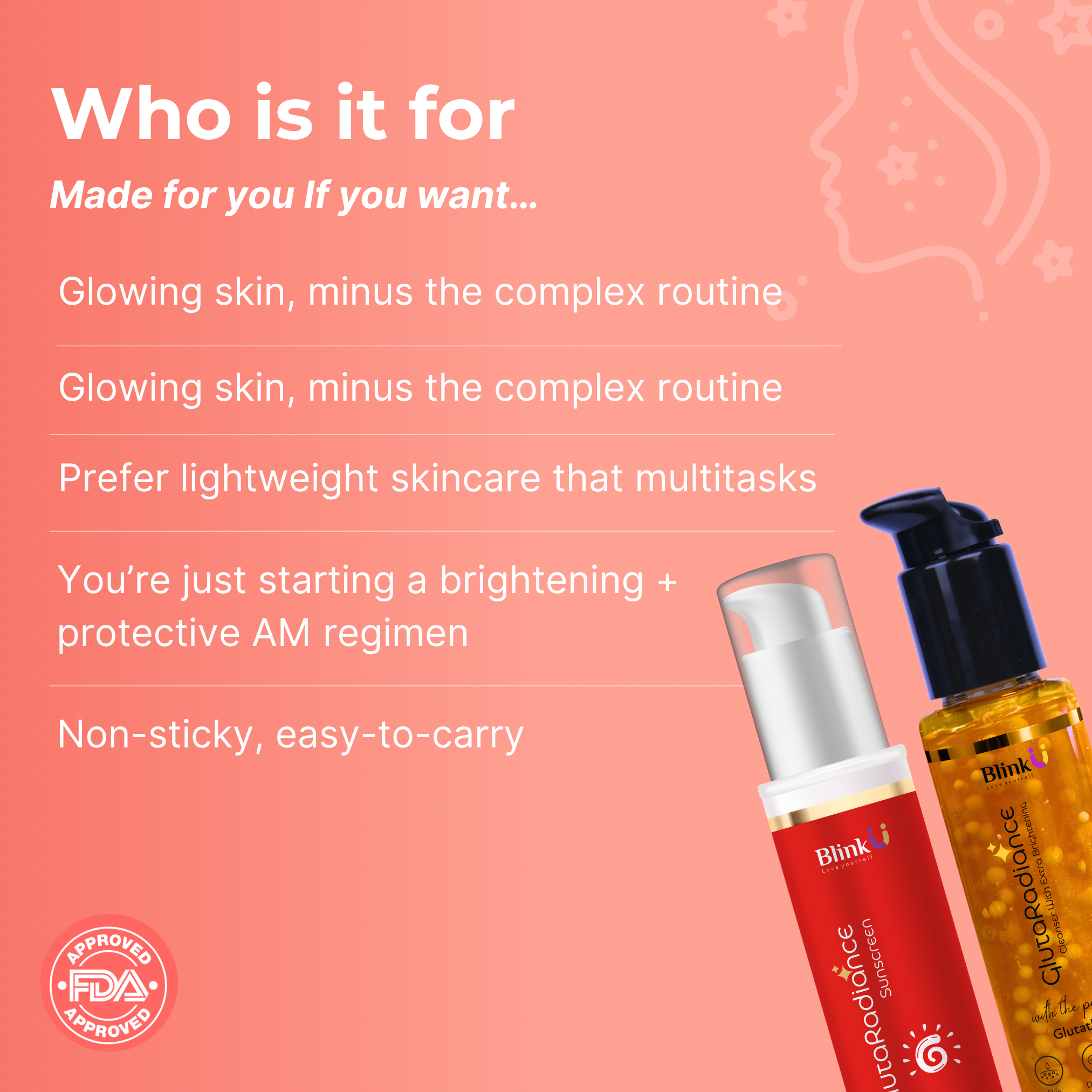 GlutaRadiance Face wash & Sunscreen