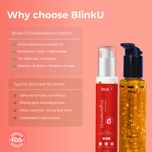 Skincare product display showcasing hydration support