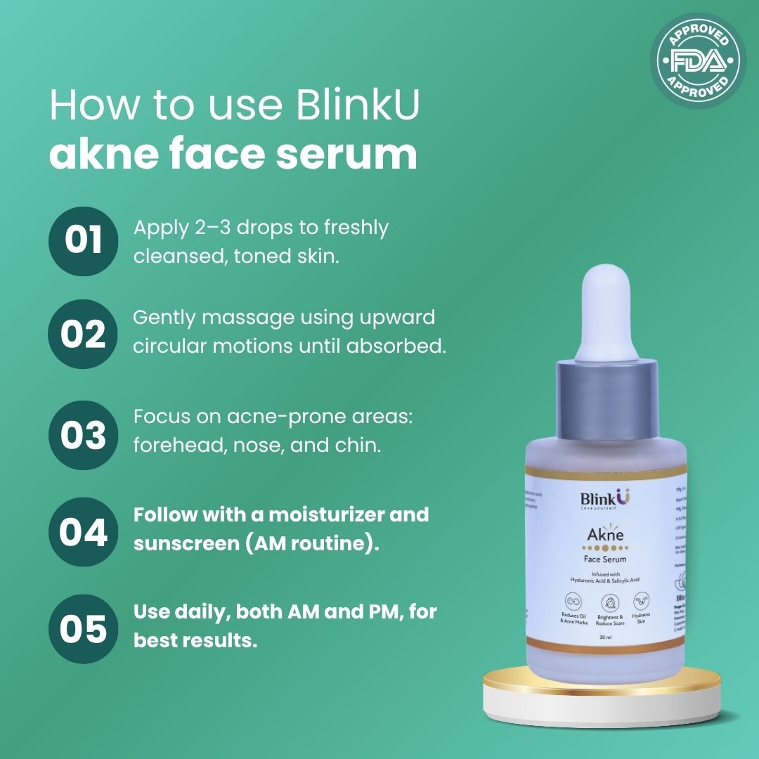 Acne Face Serum with 5% Niacinamide & 1% salicylic acid 30ml