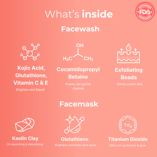 Skincare product display for smooth hydrated skin