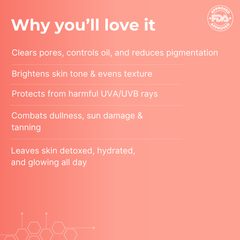 GlutaRadiance Face Mask & Sunscreen