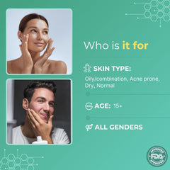 Akne Sunscreen - Niacinamide, Salicylic acid and Gold Dust  with SPF 50, 50g