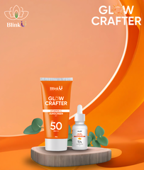 Vitamin C Face Serum 30ml + Vitamin C Sunscreen 50g