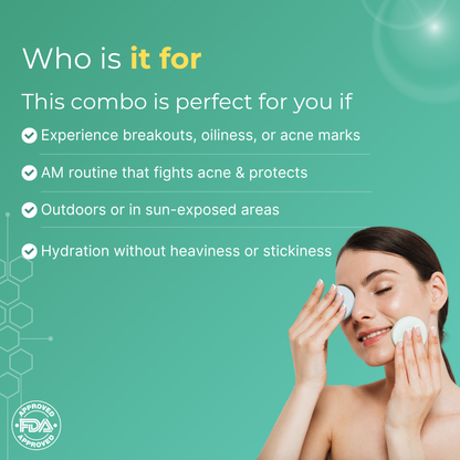 Skincare products arranged for glow hydration routine