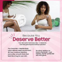 The Ceramide + Peptide Body Lotion With 4.2% Actives