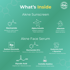 Akne Sunscreen & Face serum