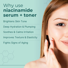 10% Niacinamide Serum + Toner 2in1 - Hyaluronic acid & Cucumber extract 100ml