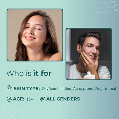 Skincare products showcased for balanced daily routine