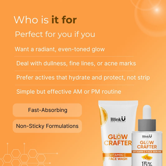 Skincare routine products arranged for healthy glowing skin