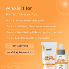 Vitamin C Face Serum 30ml + Vitamin C Face Wash