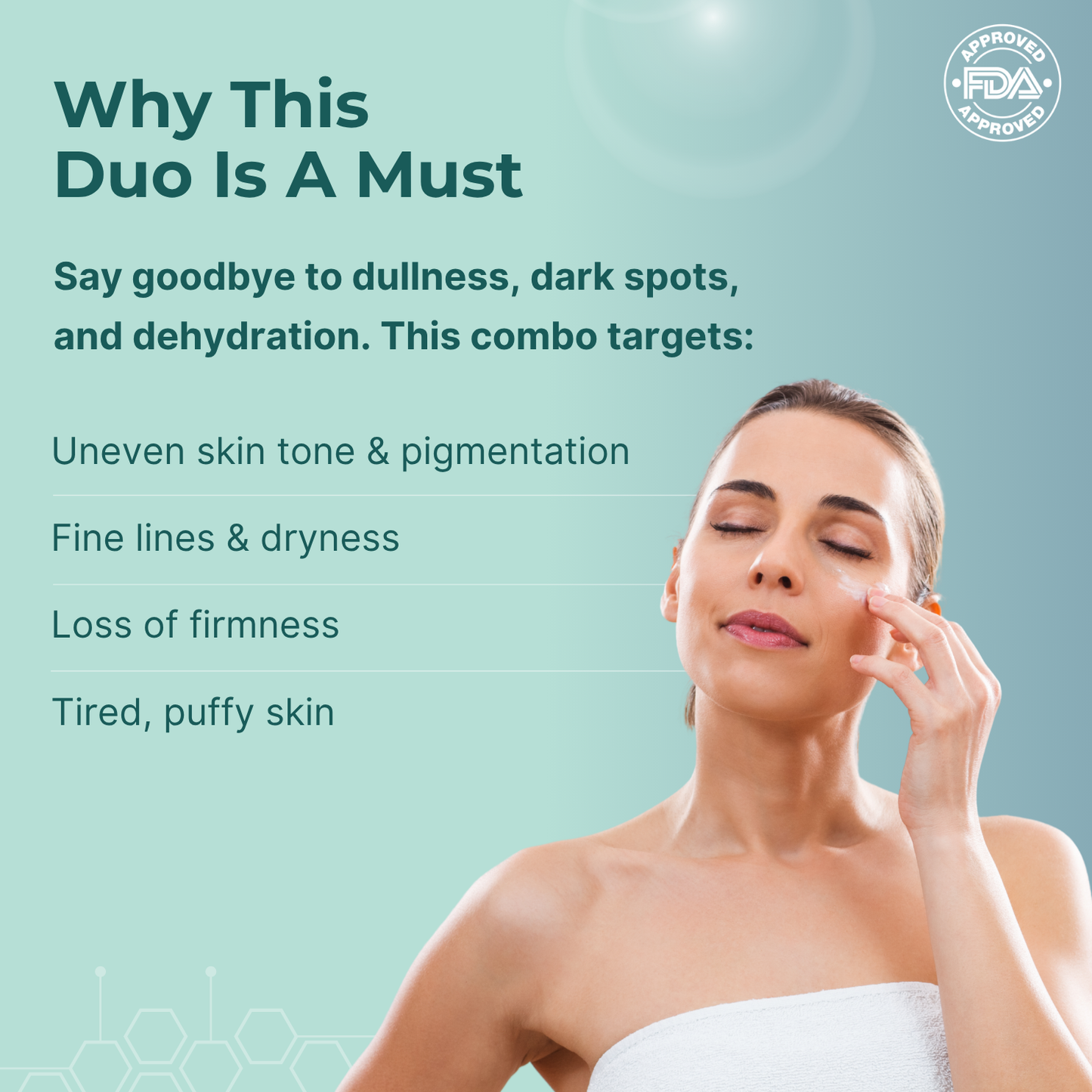 Skincare products arranged for glow hydration and care