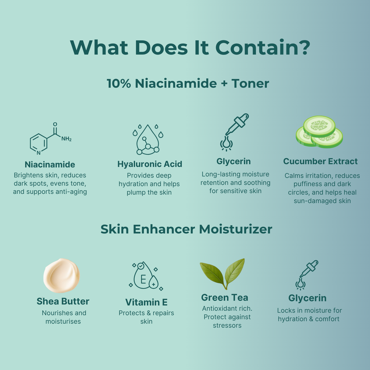 Skincare products highlighted for glow hydration and care