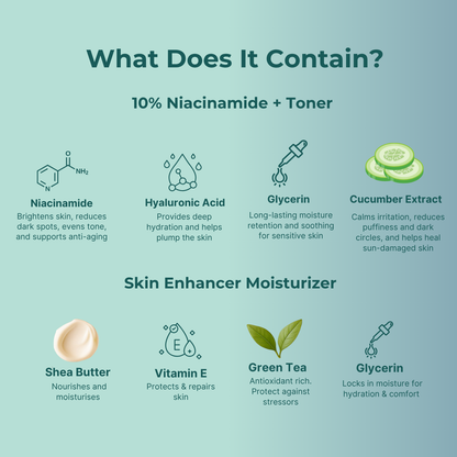 Skincare products highlighted for glow hydration and care