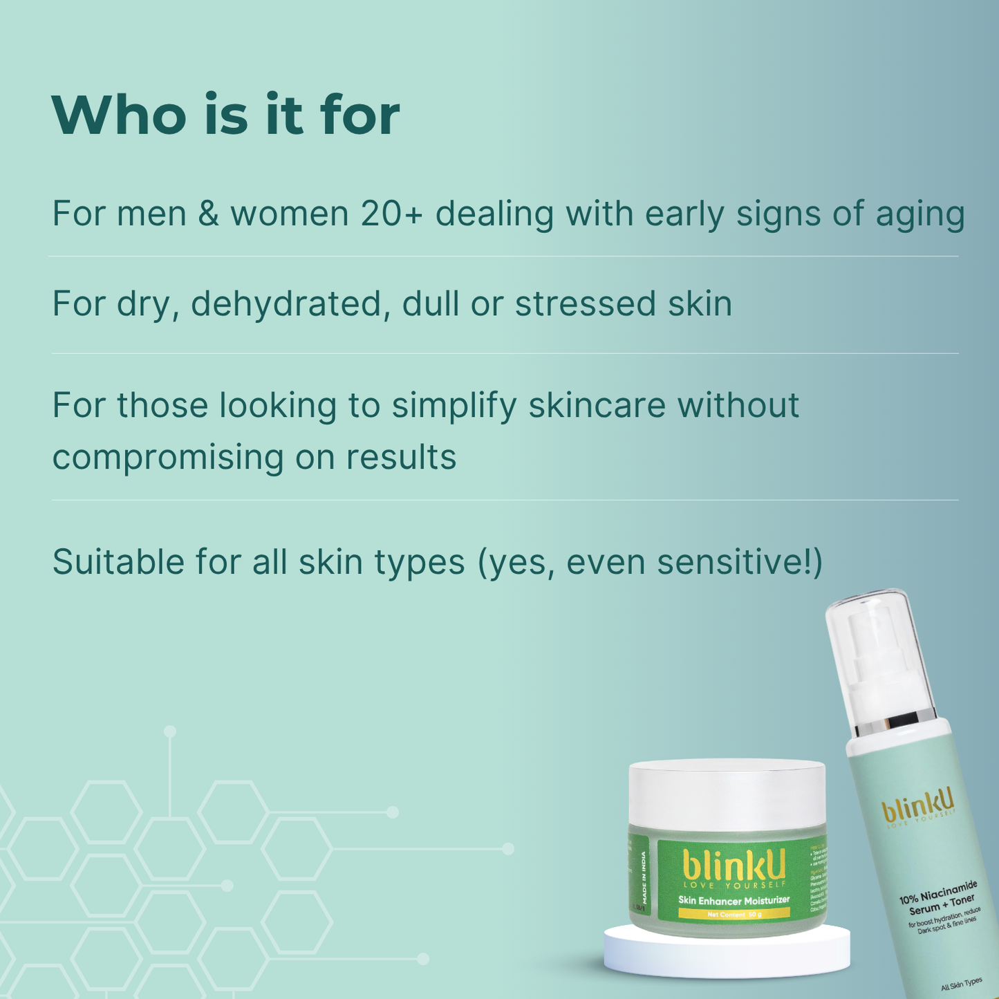 Skincare product lineup showcased for healthy radiant skin