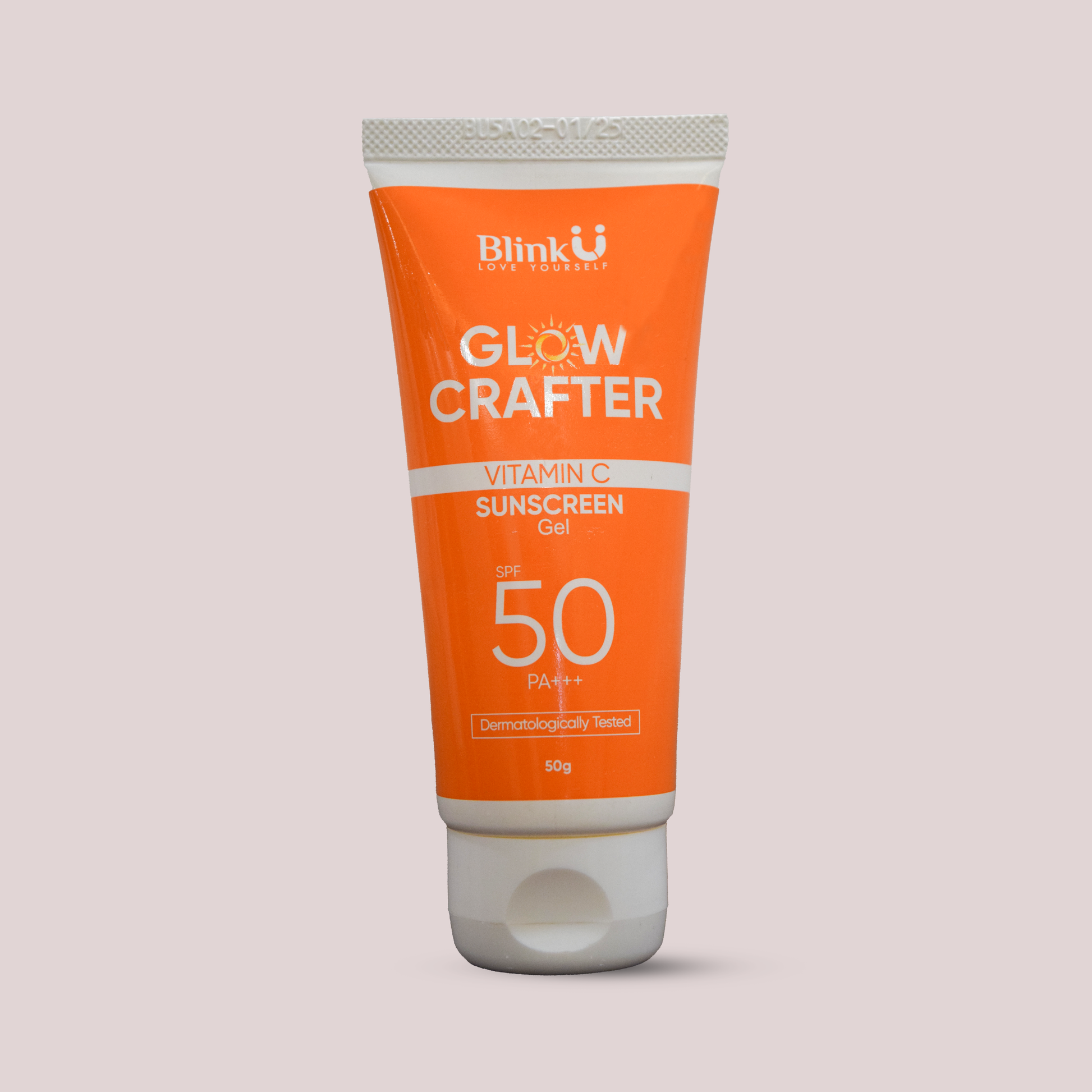 Blinku Vitamin C Sunscreen SPF 50 PA+++ for All Skin Types – 50g