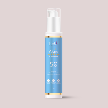 Blinku Anti Acne Sunscreen SPF 50 for Oily & Acne-Prone Skin – 50g