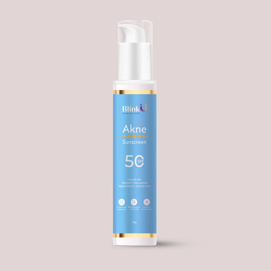 Blinku Anti Acne Sunscreen SPF 50 for Oily & Acne-Prone Skin – 50g