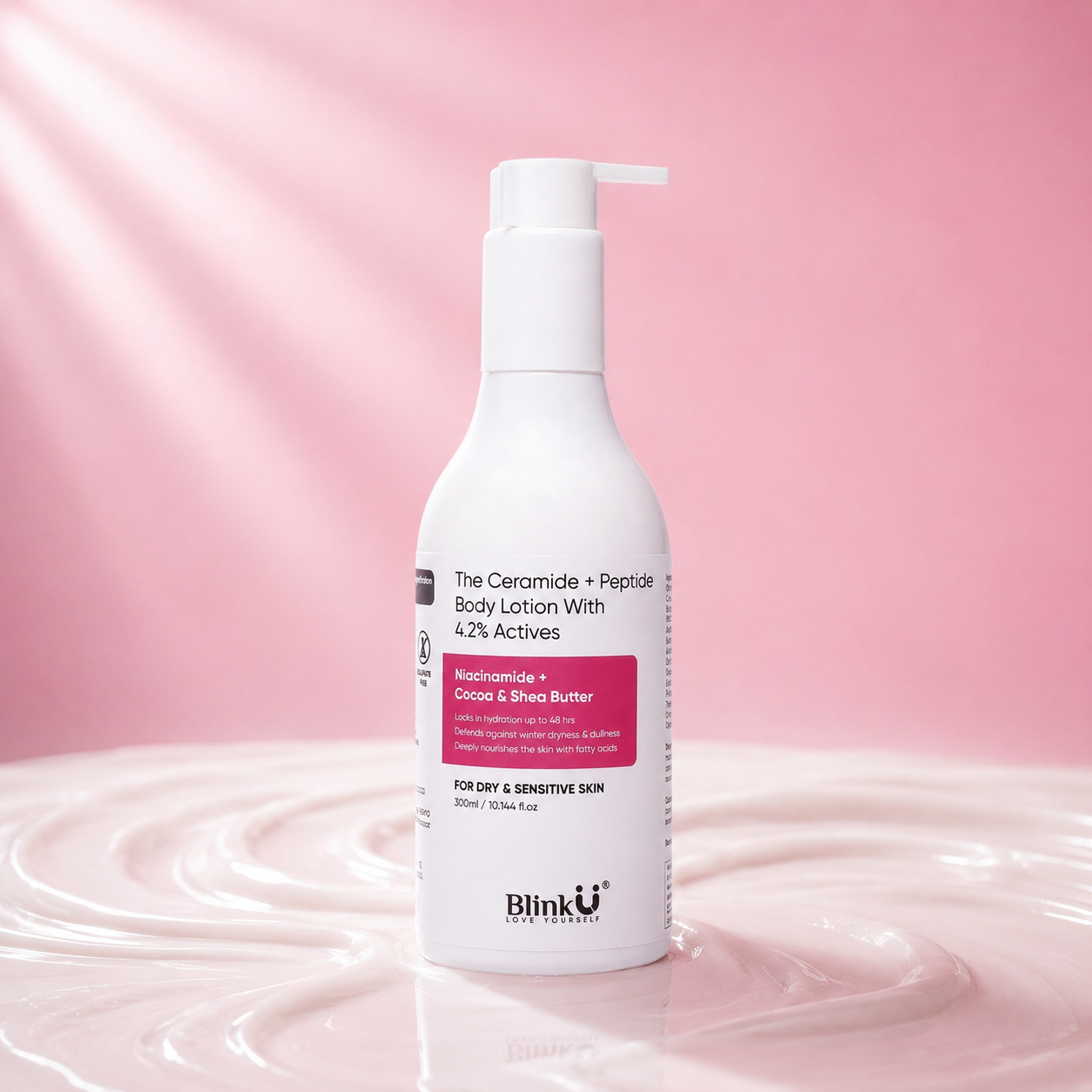 Blinku Ceramide Peptide Body Lotion for Dry Skin & Barrier Repair – 200ml