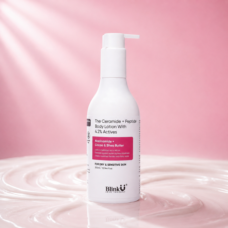 Blinku Ceramide Peptide Body Lotion for Dry Skin & Barrier Repair – 200ml