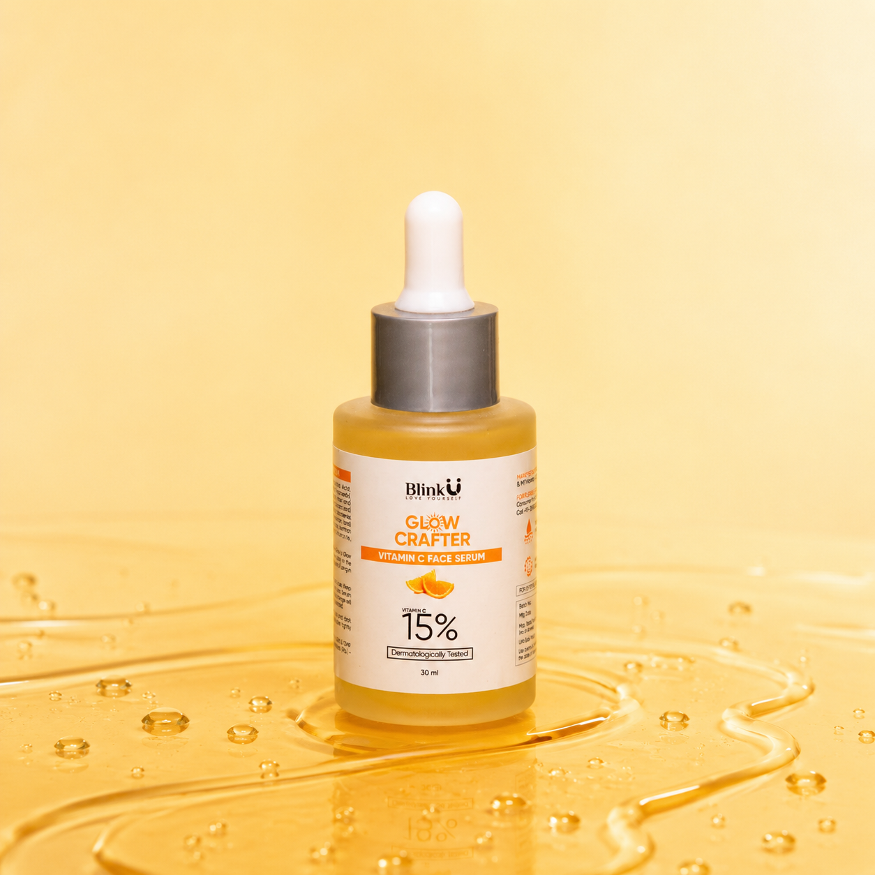 Blinku 15% Vitamin C Face Serum for Dark Spots & Brightening – 30ml