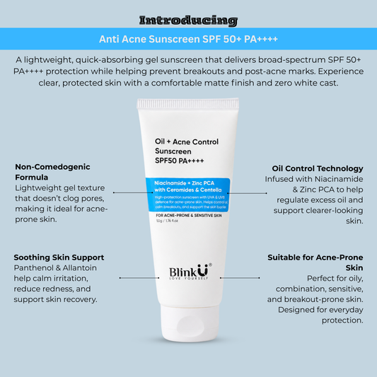 Oil + Acne Control Sunscreen SPF 50 PA++++