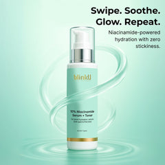 10% Niacinamide Serum + Toner 2in1 - Hyaluronic acid & Cucumber extract 100ml