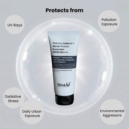 Pollution Defence+ Barrier Protect Sunscreen SPF50 PA++++