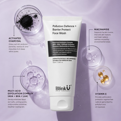 Pollution Defence + Barrier Protect Face Wash