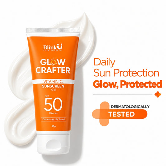 Vitamin C Sunscreen SPF 50 PA+++ with Ethyl Ascorbic Acid & Ceramides – 50g