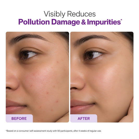 Pollution Defence + Barrier Protect Face Wash with Activated Charcoal & Niacinamide – 100ml