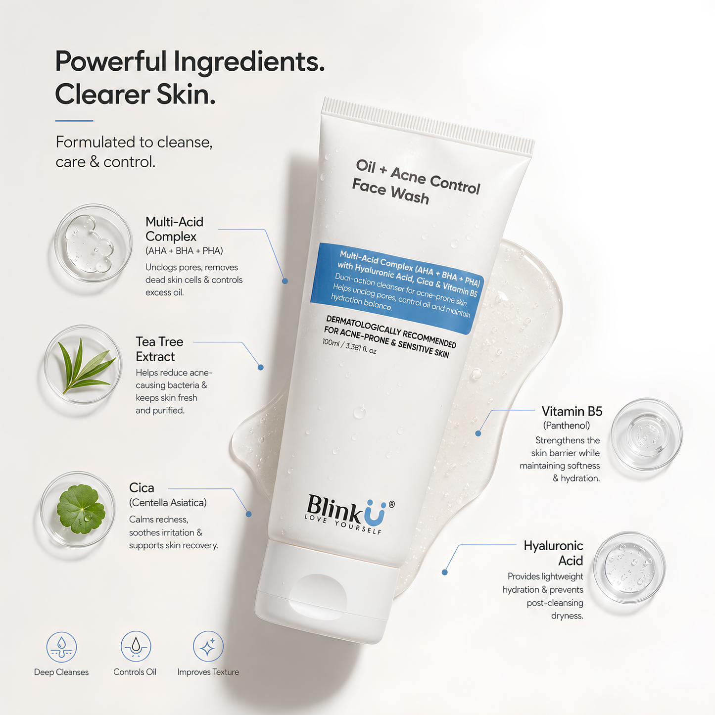 Oil + Acne Face wash 100ml