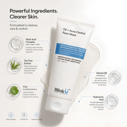 Oil + Acne Face wash 100ml