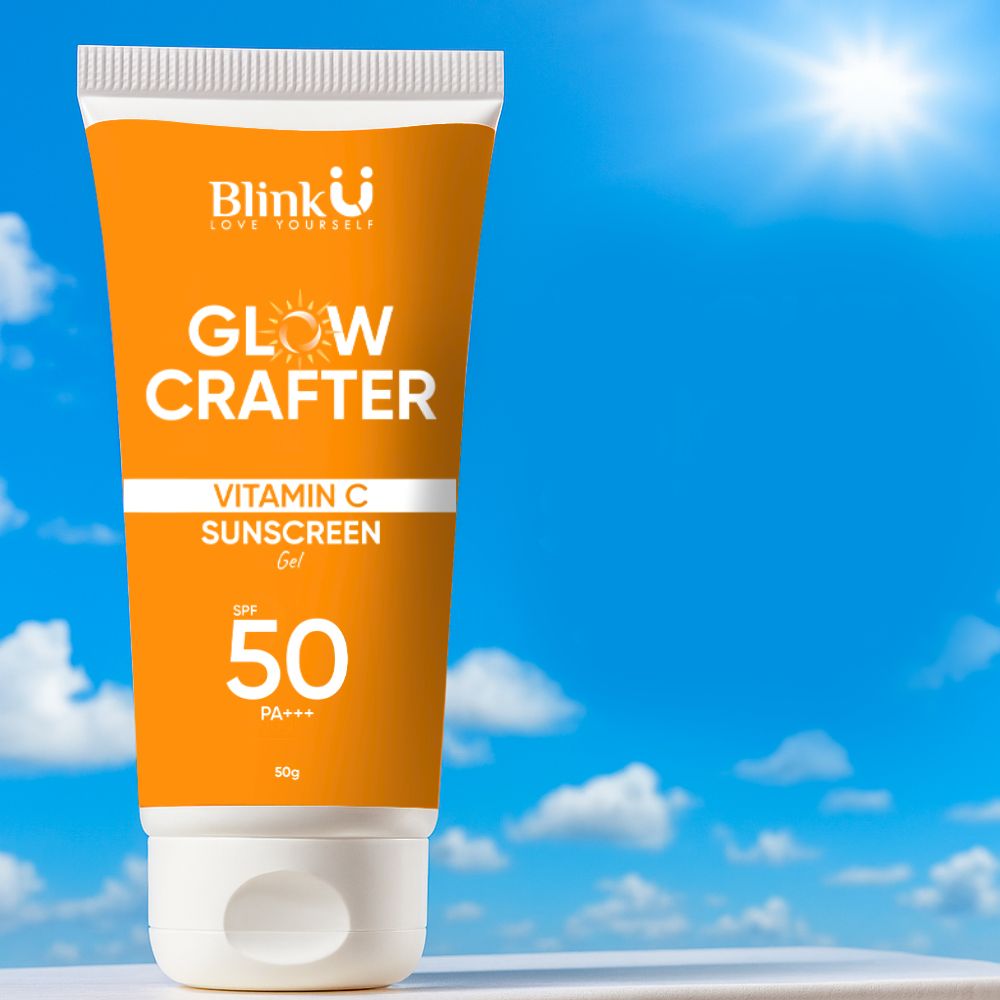 Glow Crafter sunscreen shown for daily sun protection